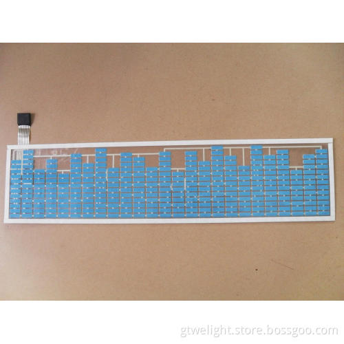 Light Equalizer Car Sticker Blue